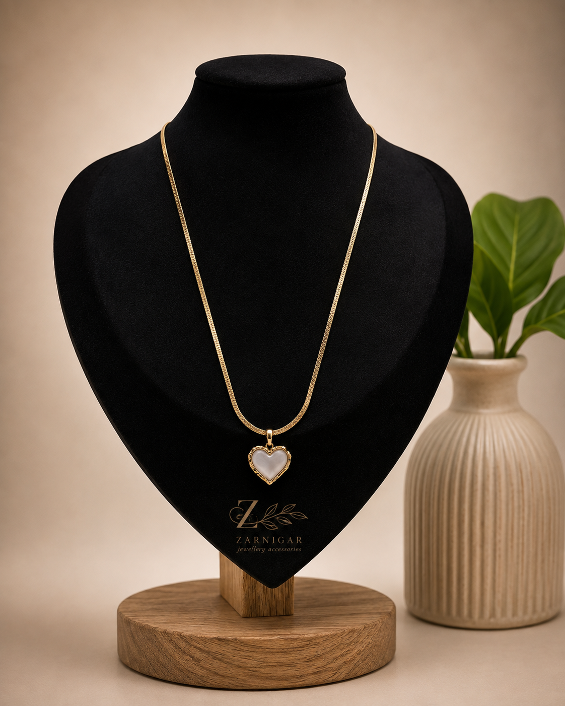 Gold heart Necklace