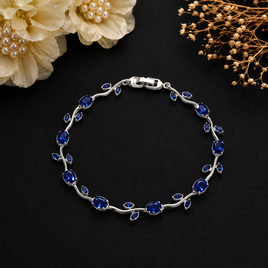 Blue Tulip Bracelet