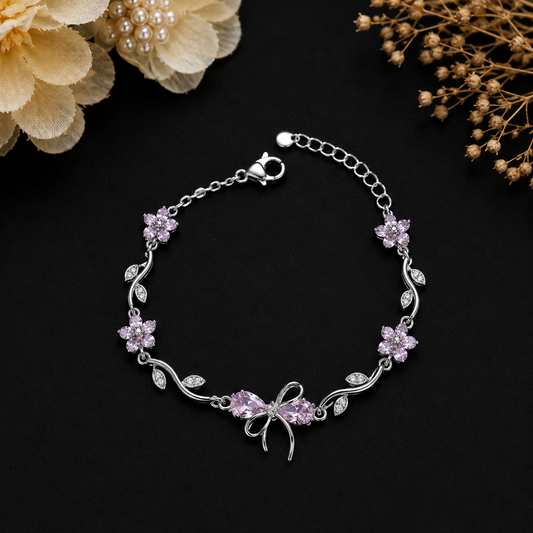 Bow Pink Bracelet