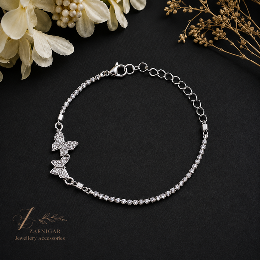 Silver Diamond Bracelet